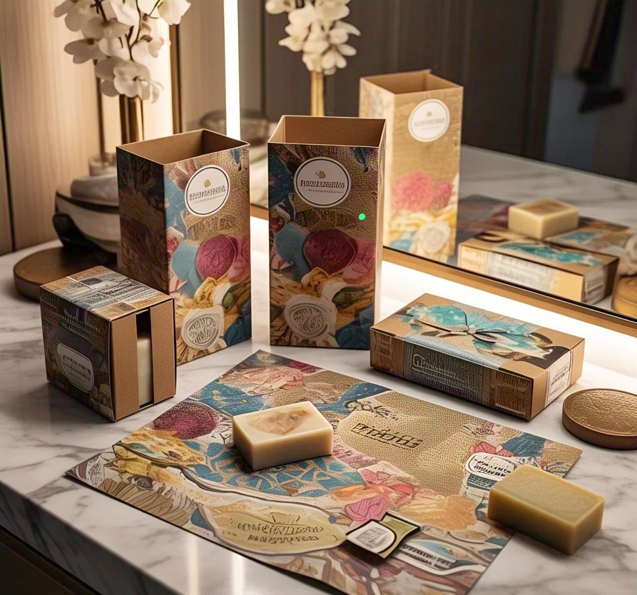 custom soap wrapping paper