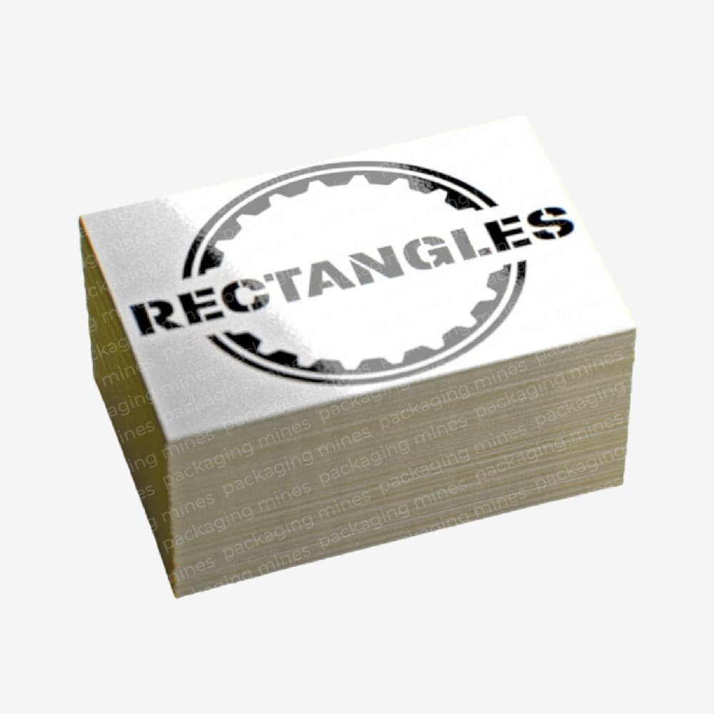 Custom Rectangle Stickers printing usa