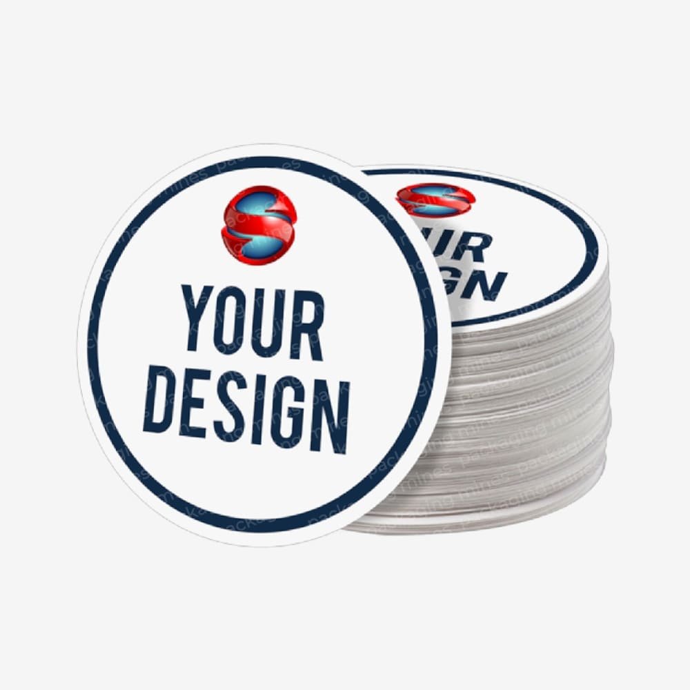 Custom White Vinyl Stickers